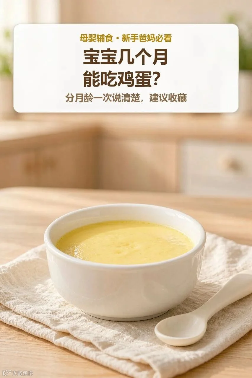 宝宝几个月能吃鸡蛋？分月龄一次说清楚