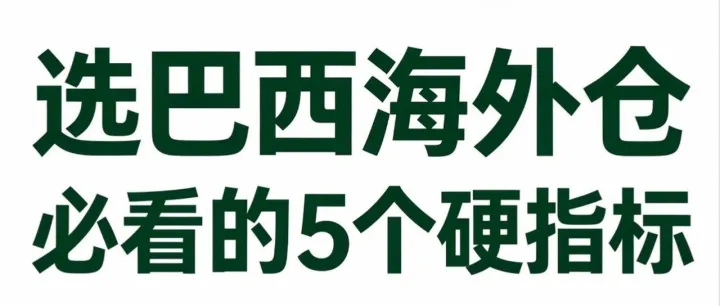 巴西<em>海外仓</em>避坑指南
