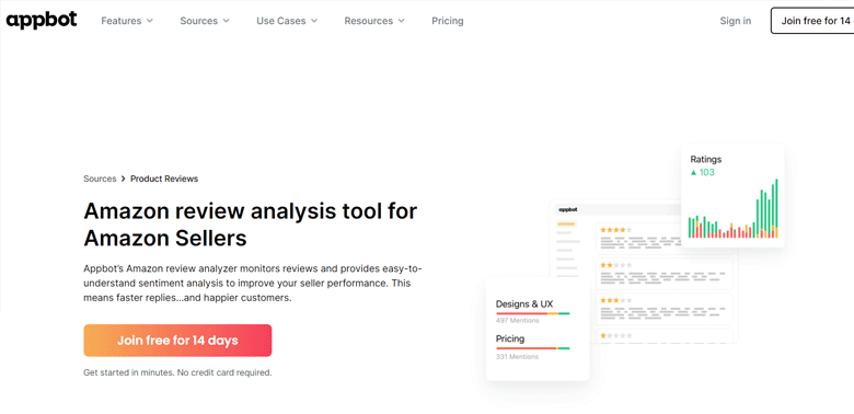 亚马逊评论分析-Amazon review analysis tool for Amazon Sellers - Appbot