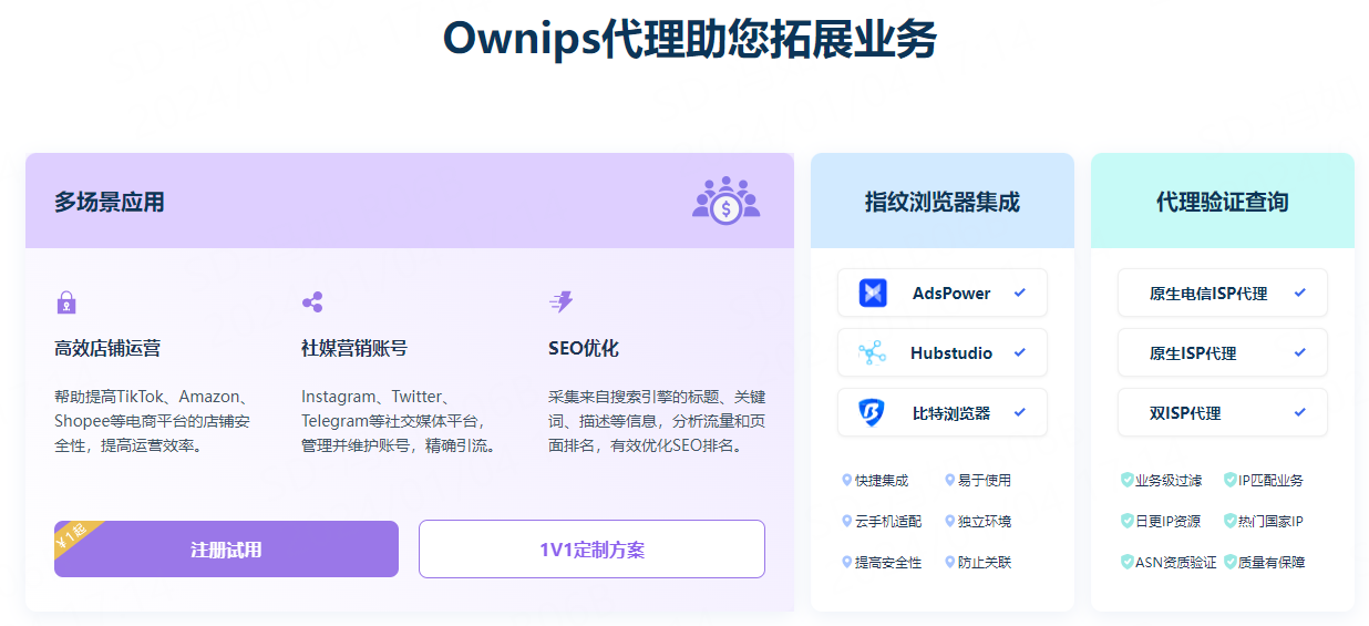 Ownips静态IP代理