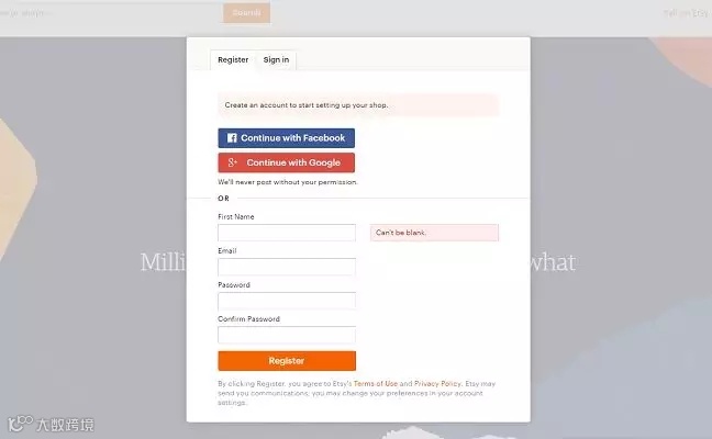 Etsy开设店铺流程
