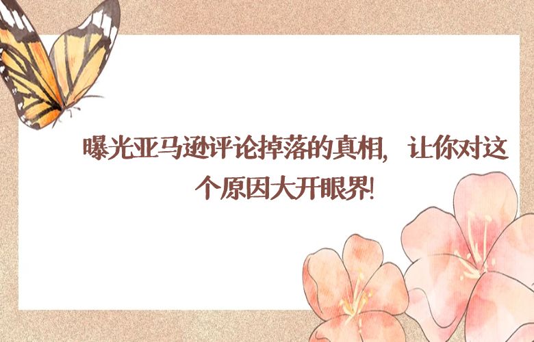 曝光亚马逊评论掉落的真相，让你对这个原因大开眼界！