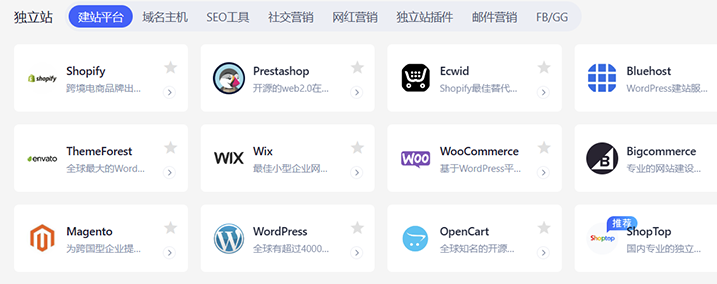 独立站卖家工具导航