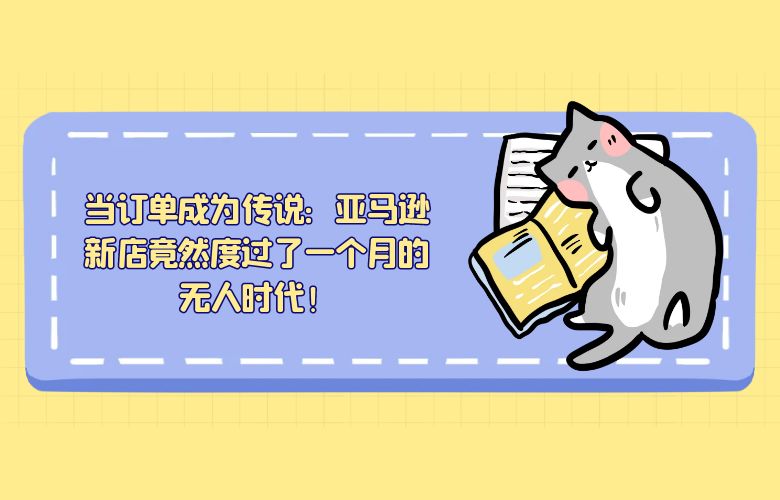 当订单成为传说:亚马逊新店竟然度过了一个月的无人时代!