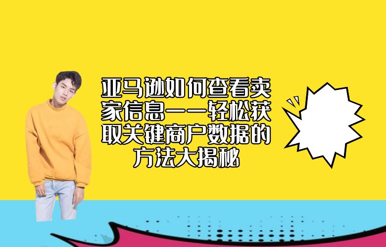 亚马逊如何查看卖家信息——轻松获取关键商户数据的方法大揭秘