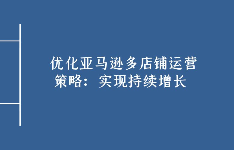 优化亚马逊多店铺运营策略：实现持续增长 