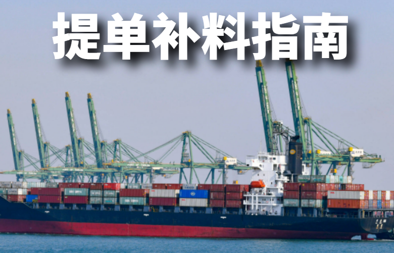 提单补料指南