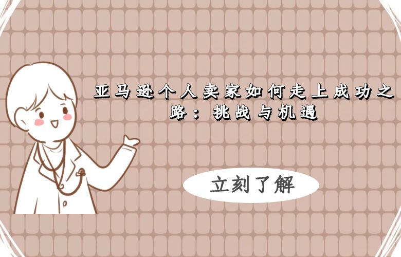 亚马逊个人卖家如何走上成功之路:挑战与机遇