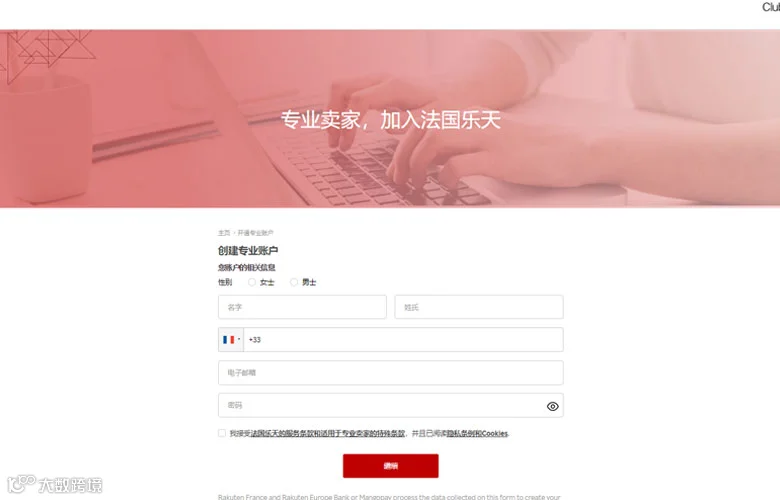 法国乐天（Rakuten France）开店流程