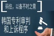 【码住，以备不时之需】韩国专利审判和上诉程序