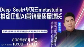 Deep Seek+华为云metastudio推动企业AI营销高质量增长