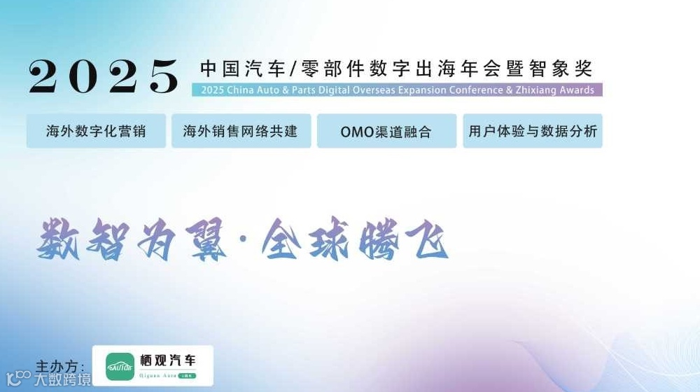 2025中国汽车/零部件数字出海年会暨智象奖