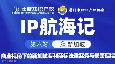 IP航海记第6站-商业视角下的新加坡专利商标法律实务与损害赔偿