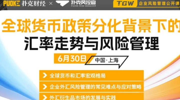 全球货币政策分化背景下的汇率⾛势与风险管理沙龙