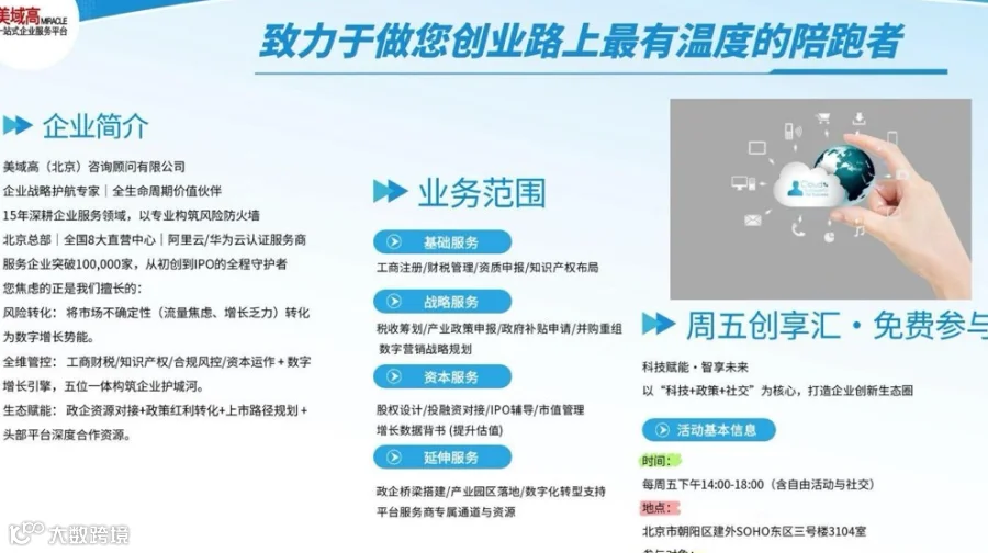 美域高周五创享汇 - 科技赋能智享未来