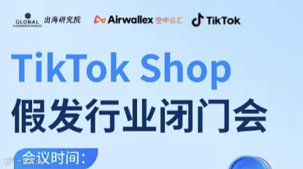 tiktok假发行业闭门会