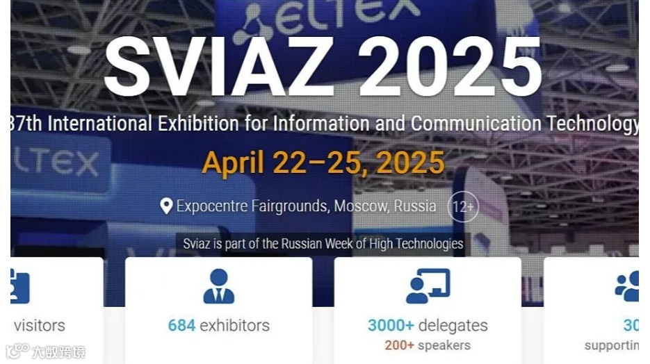 第37届俄罗斯国际通信展 SVIAZ 2025