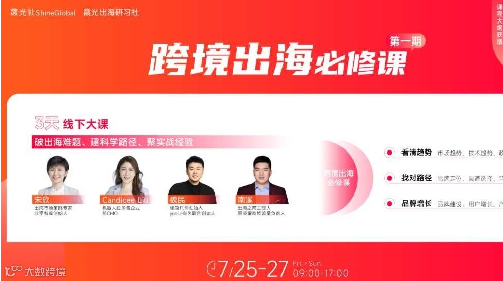 跨境出海必修课-3天大课