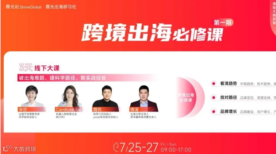 跨境出海必修课-3天大课