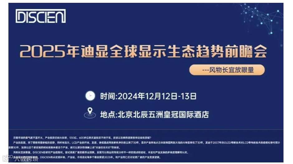 2025年迪显全球显示生态趋势前瞻会--风物长宜放眼量