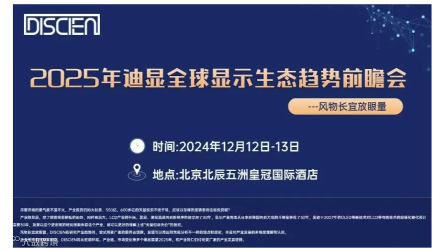 2025年迪显全球显示生态趋势前瞻会--风物长宜放眼量
