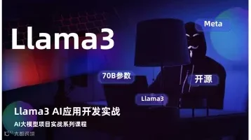 Llama3 AI应用开发实战课程（程序员转岗AI开发课程）