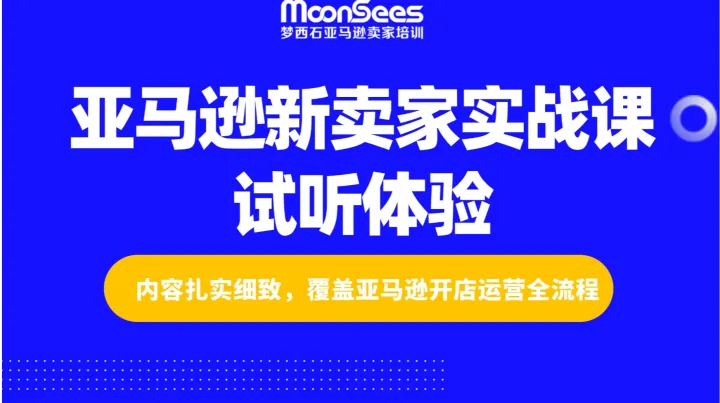 亚马逊新卖家实战课试听<em>体验</em>