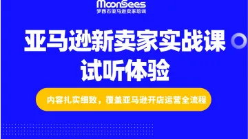 亚马逊新卖家实战课试听体验