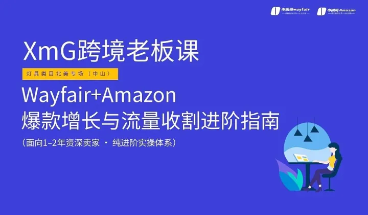 第17期XmG灯具类目跨境老板课(Wayfair＆Amazon爆款增长与流量收割进阶课)