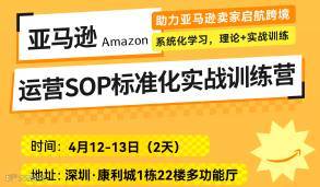 亚马逊运营SOP标准化实战训练营