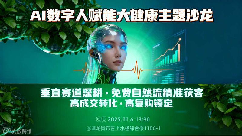 AI数字人赋能大健康·线上获客与合伙人孵化主题沙龙