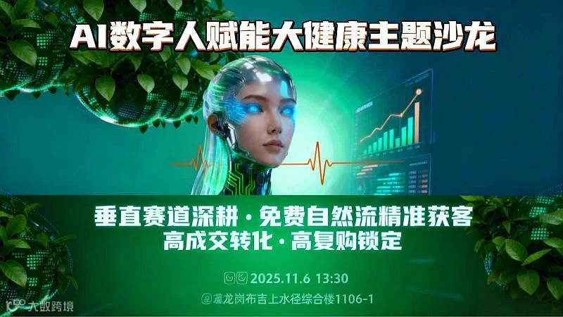 AI数字人赋能大健康·线上获客与合伙人孵化主题沙龙