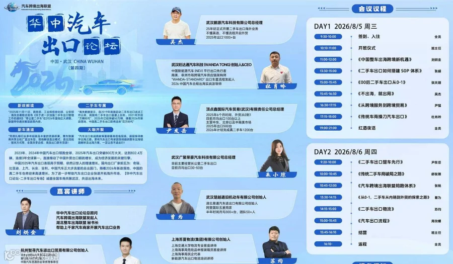 华中汽车出口论坛