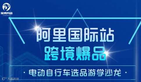 阿里国际站跨境爆品 电动自行车选品游学沙龙