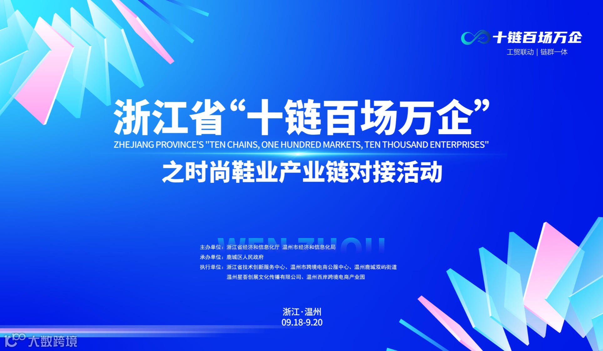浙江省“十链百场万企”之时尚鞋业产业链对接活动