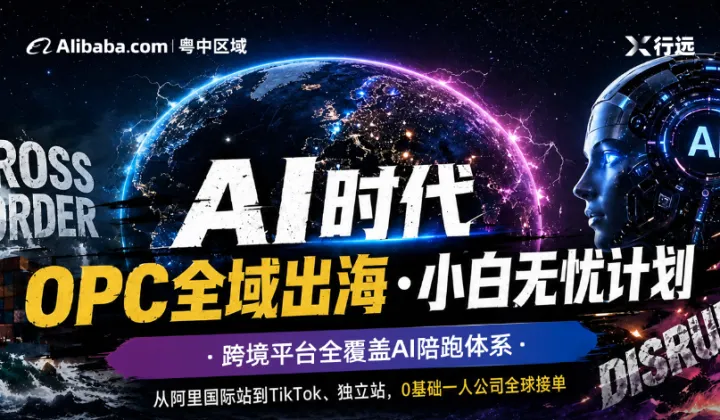 Al时代●OPC全域出海●小白无忧计划