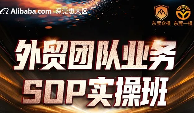 外贸团队业务SOP实操班