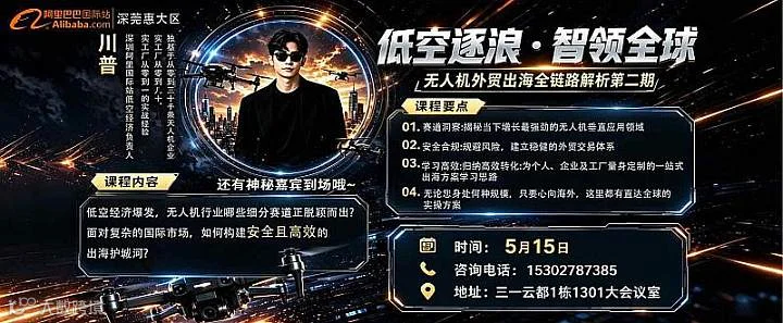 无人机外贸出海全链路解析第二期