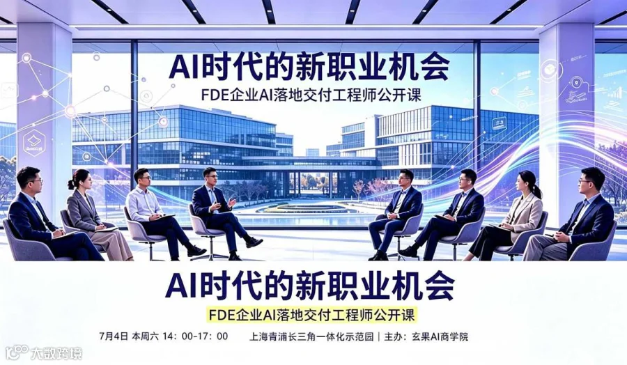 AI时代的新职业机会    FDE企业AI落地交付工程师公开课