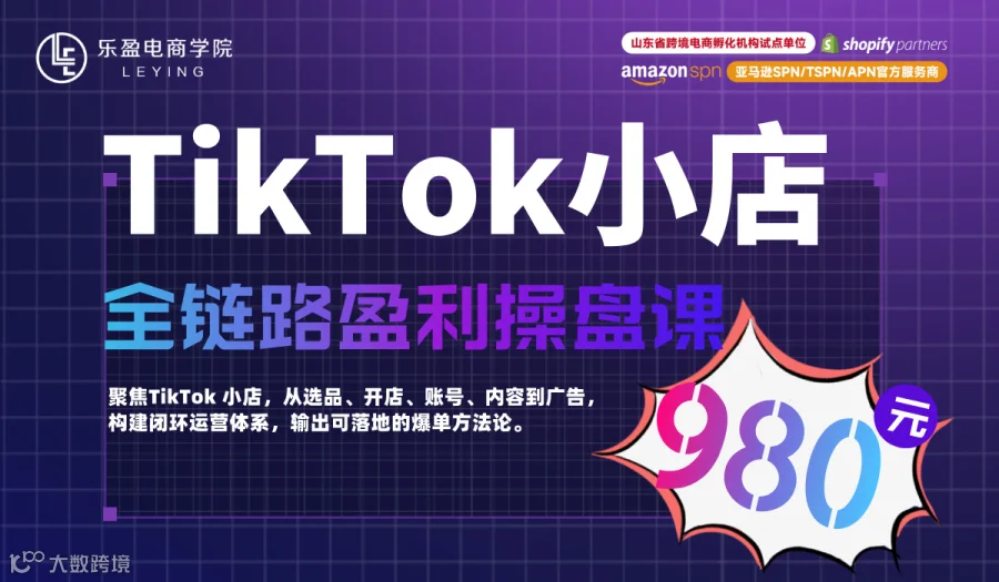 TikTok小店全链路盈利操盘课