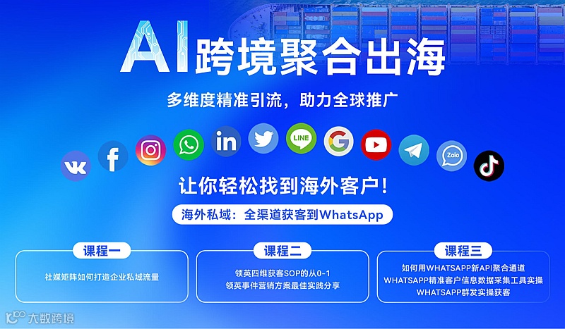 海外私域：全渠道获客到WhatsApp