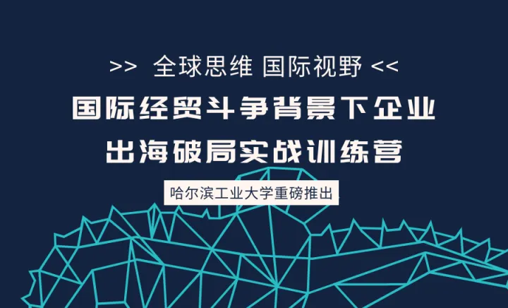 国际经贸斗争背景下企业出海破局实战训练营
