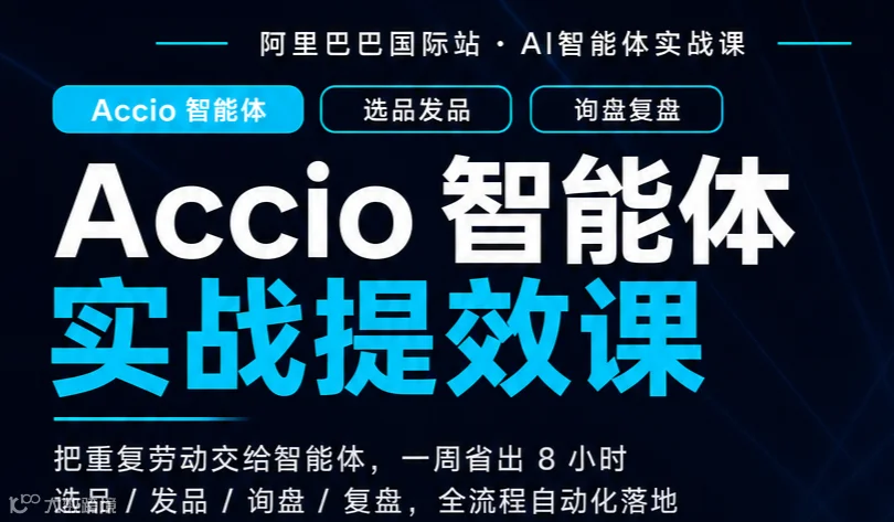 8.21Accio 智能体实战提效课