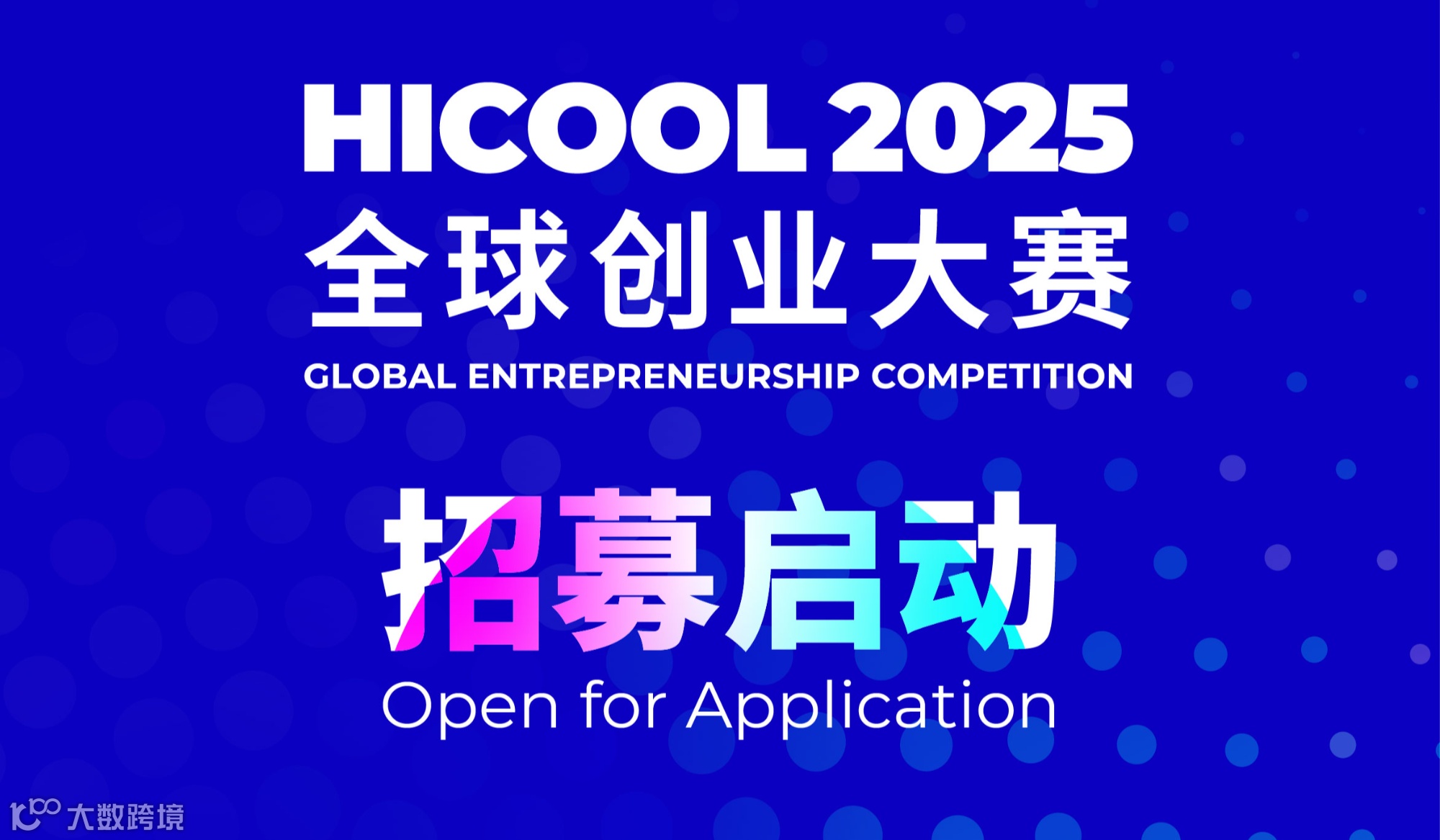 HICOOL 2025全球创业大赛报名开始！