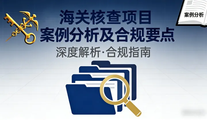 <em>海关</em>核查项目案例分析及合规要点