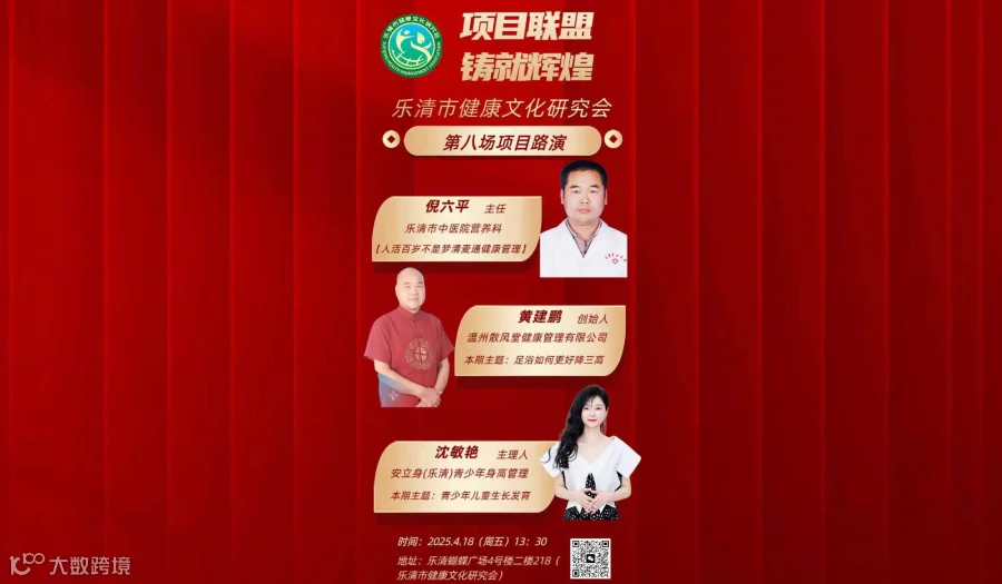 乐清市健康文化研究会项目路演