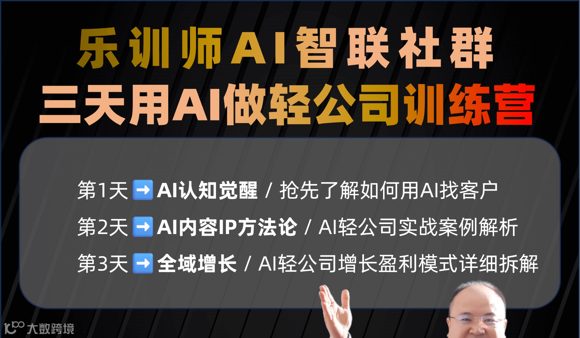 三天用AI做轻公司训练营