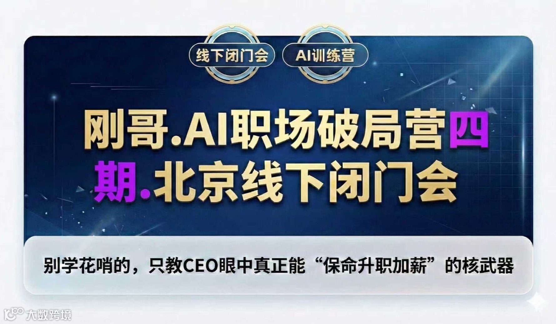 刚哥AI职场破局营第四期