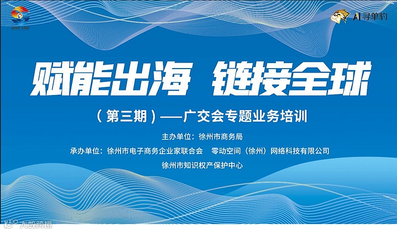 赋能出海链接全球第三期徐州市培训活动