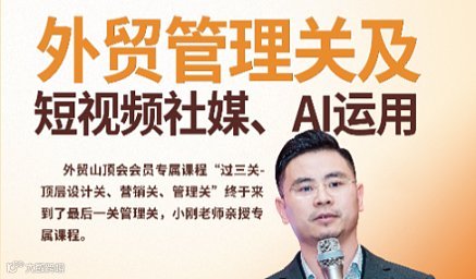 外贸管理关及海外社媒获客、AI应用